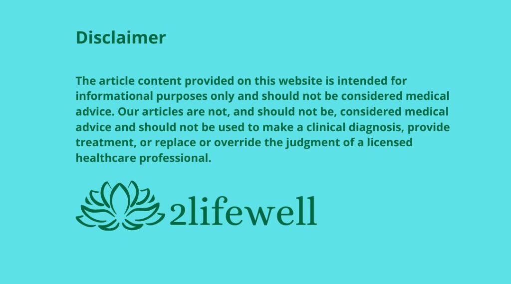 Disclaimer
The article content provided on this website is intended for informational purposes only and should not be considered medical advice. Our articles are not, and should not be, considered medical advice and should not be used to make a clinical diagnosis, provide treatment, or replace or override the judgment of a licensed healthcare professional.
